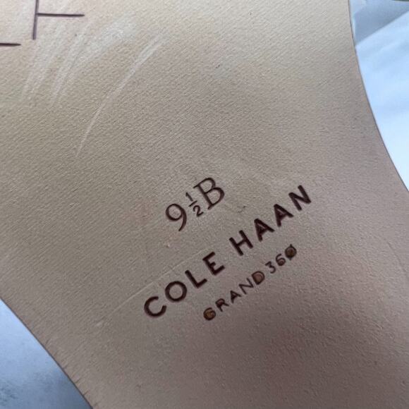 Cole Haan Grand 360 Naia Suede Chunky Heel Ankle Boot Golden Toffee Women's 9.5B - Picture 8 of 9